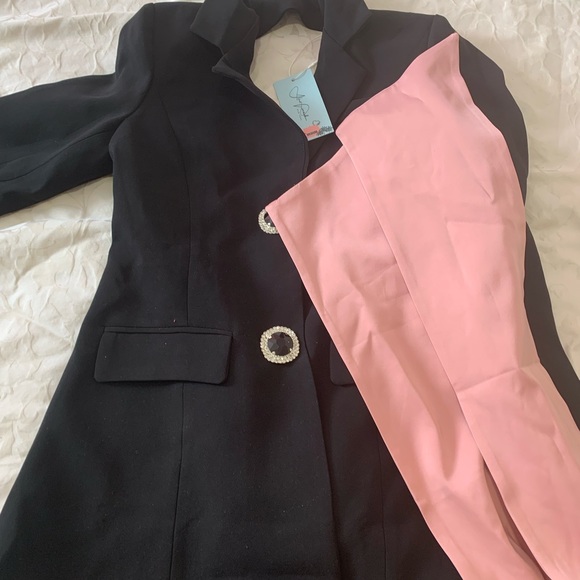 Alex Vinash Bow Jacket Blazer Dress - Picture 2 of 6